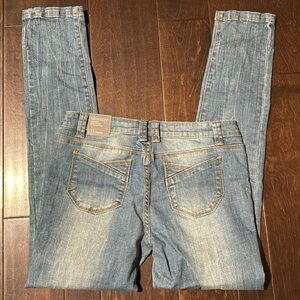 Blue asphalt skinny wide stitch skinny denim jeans a NWT 11